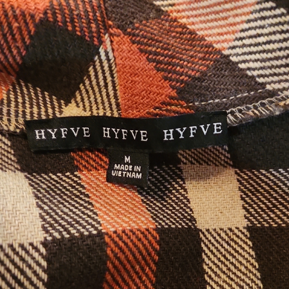 HYFVE Plaid Vest with Belt - Red and Black - Picture 7 of 15